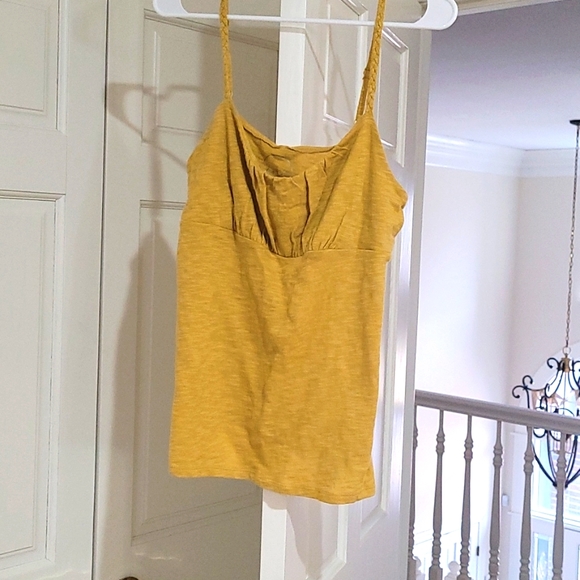 INC Mustard Camisole and cropped sweater XL - Picture 6 of 8